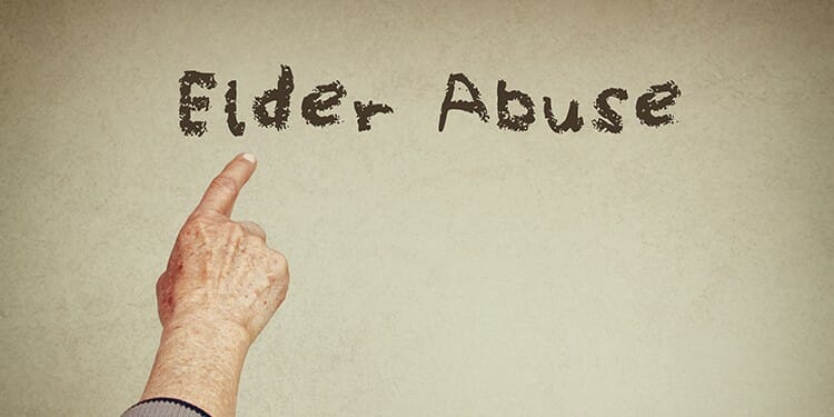 Hand Identifying Elder Abuse in Los Angeles California